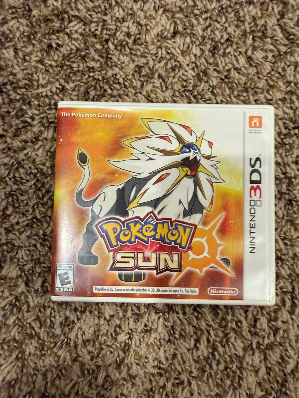 Pokémon Sun Nintendo 3DS Game - Orange